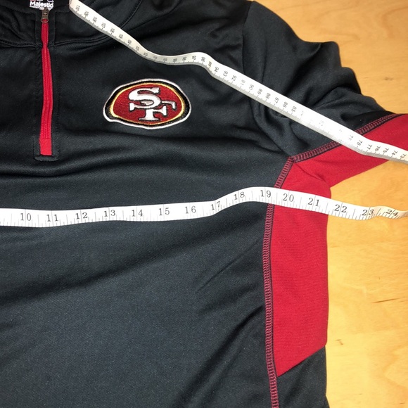 49ers 1/4 zip - Picture 6 of 12